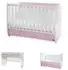 Lorelli Dream Babybett umbaubar, 60x120cm, pink