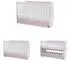 Lorelli Dream Babybett umbaubar, 60x120cm, pink