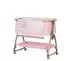 Chipolino Charisma Beistellbett höhenverstellbar mit Matratze, rosa