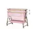 Chipolino Charisma Beistellbett höhenverstellbar mit Matratze, rosa
