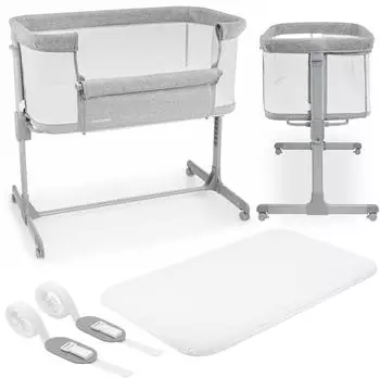 Moby-System LUNA Beistellbett 3-in-1, grau (LUNA 3in1)