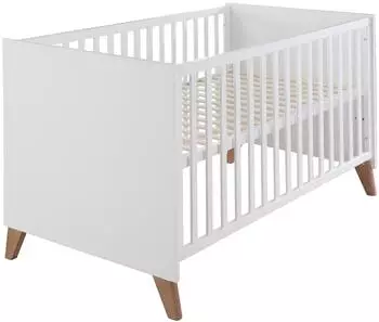 Roba Ole Babybett 70x140cm, höhenverstellbar, umbaubar, weiß (1911859)