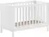 Vipack Babybett 60x120cm, weiß, Holz, höhenverstellbarer Lattenrost