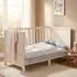 Roba Savanna Friends Babybett 70x140cm mit Matratze, Bettwäsche & Himmel (0195NG-4S286)