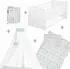 Roba Woodland Buddies Babybett 70x140cm, weiß/grün (0391W-3V283)