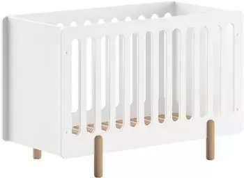 Vipack Smile Gitterbett 60x120cm weiß, höhenverstellbar (001315007501)