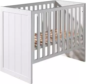 Vipack Erik Babybett 60x120cm, Massivkiefer, weiß