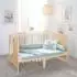Roba Easy Sleep Gitterbett 70x140cm, höhenverstellbar, natur (0194NA-M)
