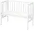 Roba safe asleep Beistellbett 2in1 45x90cm mit Matratze & Barriere, weiß