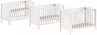 Vipack Babybett "Amori 60/120 mit verstellbarem Lattenrost, sehr stabil gebaut"...