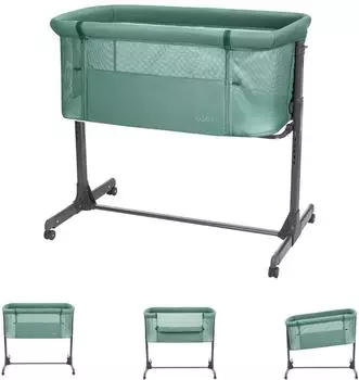 KIKKABOO Noah 2025 Beistellbett grün (31003020105)