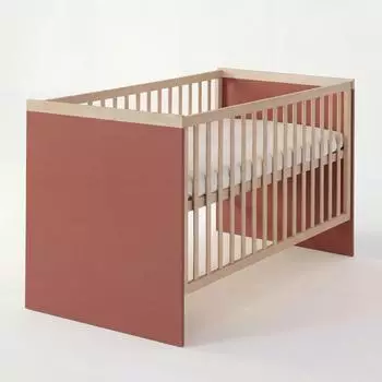 Roba Jimmy Kombi-Kinderbett 70x140cm, höhenverstellbar, mauve/Eiche (1911897)