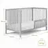 Kids Collective Kinderbett mit Rausfallschutz, Buchenholz, 70x140cm, grau (K11539)