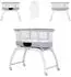 Chipolino Sogno Beistellbett 2-in-1, eingebaute Waage, Fernbedienung, grau