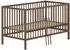 Vipack DINO Babybett 70x140cm, Buche nussbaumfarbig, 3-fach höhenverstellbar