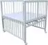 Micoland Beistellbett/Zwillingsbett mit Matratzen und Rädern 90x80 cm weiß
