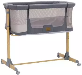 Fillikid Beistellbett Air 80x45cm, grau, 6-fach h&ouml;henverstellbar (362-07)