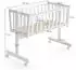 VitaliSpa Noah Babywiege weiß 40x90 mit Rollen (30307)