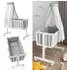 VitaliSpa Noah Babywiege weiß 40x90 mit Rollen (30307)