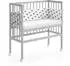 VitaliSpa Sophie Beistellbett grau, 90x40cm (32590)