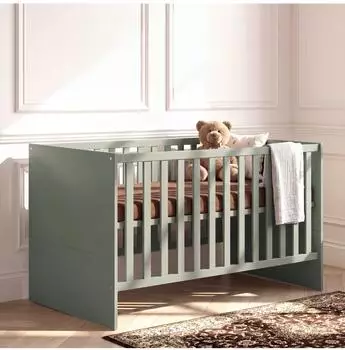 Arthur Berndt Essentials Premium Babybett 70x140cm, schilfgr&uuml;n, Holzwerkstoff (800001823486)