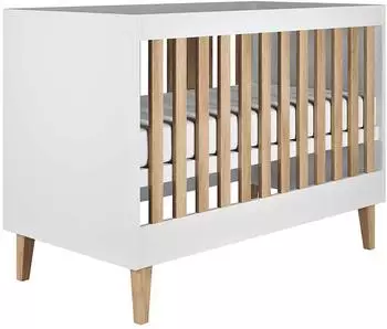 LES TENDANCES Kubi Babybett 60x120cm, weiß (LNKU_BI_12/6BS_BM)