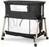 Lorelli Layla 2-in-1 Beistellbett faltbar, mit Matratze & Moskitonetz, schwarz