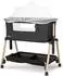 Lorelli Layla 2-in-1 Beistellbett faltbar, mit Matratze & Moskitonetz, schwarz
