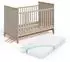 VitaliSpa Malia Babybett 70x140cm mit Matratze, Cashmere/Artisan-Eiche (58593)