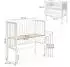 VitaliSpa Sophie Beistellbett weiß, Holz, 40x90cm (33008)