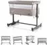 Cangaroo Always Together Beistellbett mit Schaukel, Matratze, verstellbar, beige
