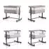 Cangaroo Always Together Beistellbett mit Schaukel, Matratze, verstellbar, beige