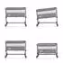 Cangaroo Always Together Beistellbett mit Schaukel, Matratze, hellgrau (108189)