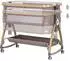 Chipolino Charisma Beistellbett mit Matratze, höhenverstellbar, braun
