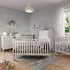 VitaliSpa Ajaton Babybett weiß, 70x140cm (50048)