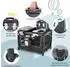 Costway Reisebett 5-in-1 mit Stubenwagen, Wickelauflage & Rollen, grau
