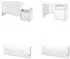 Lorelli Trend Plus Kinderbett mit Schreibtisch, Schubladen & Kommode 70x160cm, weiß (10150590024P)