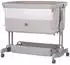 Chipolino Zen 2-in-1 Beistellbett mit Schaukelfunktion, 7 Höhen, Moskitonetz, grau