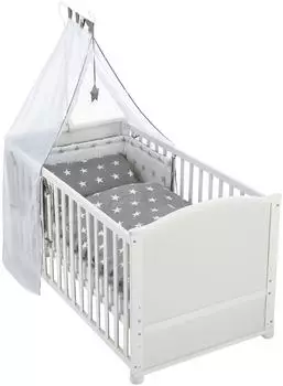 Roba Little Stars Kombi-Kinderbettset weiß (203007WEV190)