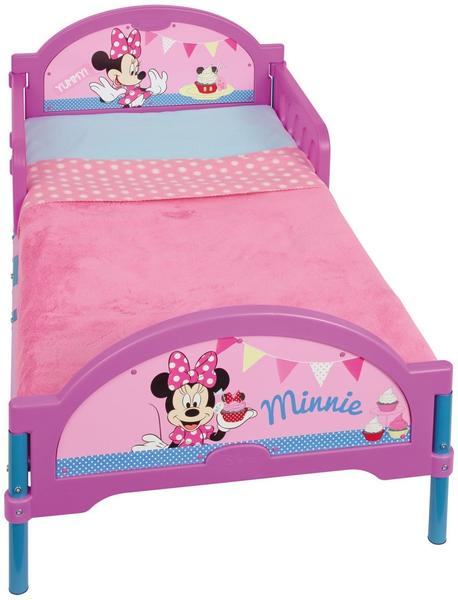 Worlds Apart Disney Minnie Mouse Bett 140x70 cm Kinderbett Kinderzimmer Mädchen Zimmer Metall Kunststoff