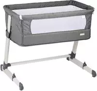 BabyGo Beistellbett "Together, grey" faltbar