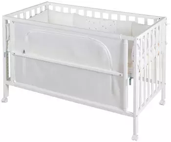 Roba Room Bed safe asleep (60 x 120 cm) Sternenzauber/weiß