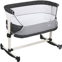 BabyGo Baby-Reisebett "Vivaldi, dunkelgrau" mit Schaukelfunktion; auch als