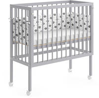 Vitalispa - Beistellbett Sophie, Grau, 94 X 90 Cm 2 Seitenschienen