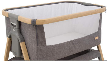 Tutti Bambini Cozee Bedside Crib-Oak grey