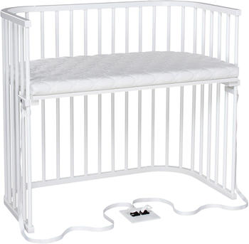 Babybay Boxspring XXL mit Matratze Classic Soft - weiß