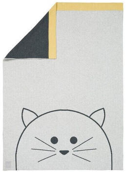 Lässig Babydecke - Knitted Blanket GOTS little chums cat