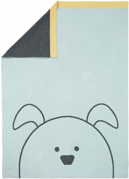 Lässig Babydecke - Knitted Blanket GOTS little chums dog