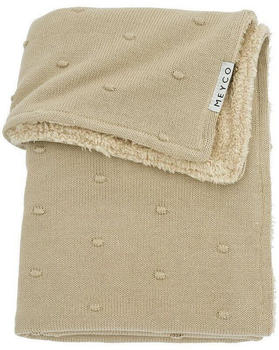 Meyco Baby Babydecke Mini Knots Teddy 75x100cm sand