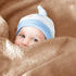 Bestlivings Baby Kuscheldecke 70x100cm beige